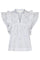 Jayla Stickerei Top | Weiß | Bluse von Neo Noir