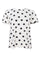 Zelda S/S T-Shirt | White Dot | T-shirt fra Black Colour