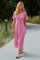 Mireille Crepe Solid Dress | Evening Rose | Kjole fra Neo Noir