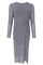 Alexis Dress W/Stones | Grey | Kjole fra Black Colour