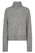 Aidy Thora Rollkragenpullover | Grau Melange | Stricken von Mos Mosh