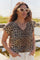 Sunrise Lima Leo Top 35941 | Khaki | Bluse fra Co'couture