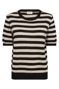 Joel Pullover 204793 | Black W. Moonbeam | Strik fra Freequent
