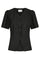 Jules B Pinstripe Blouse | Antracit | Bluse fra Neo Noir