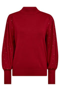 Dotka Pullover 205096 | Chili Pepper | Strik fra Freequent – nedsat