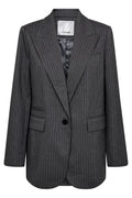 Ida Pin Single Oversi Blazer 30085 | Mid Grey | Blazer fra Co'couture – nedsat