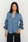 Stomin Emb Shirt | Light Blue | Skjorte fra Mos Mosh