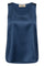 Astrid Silk Tank Top | Ensign Blue | Bluse fra Mos Mosh