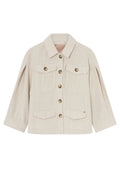 Amali Casual jacket 52303 | Creamy Beige | Jakke fra Gustav