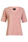 Ulla Ss Vneck Tshirt | Dusty Rose | T-Shirt fra Liberté