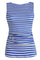 Alma Turn Top | Stripe Ivory Cobolt | Top fra Liberté