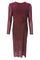 Alexis Dress W/Stones | Plum | Kjole fra Black Colour