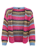 Milly Knit Cardigan | Red Multi | Strik fra Black Colour – nedsat