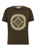 Judd O-SS Tee | Olive Night | T-Shirt fra Mos Mosh – nedsat