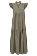 Waldy Izha Dress  | Burnt Olive | Kjole fra Mos Mosh – nedsat