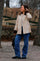 Anastacia Cord Jacket | Ivory | Jakke fra Neo Noir