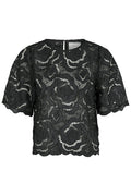 Trisha Big Lace Blouse  | Black | Bluse fra Neo Noir – nedsat