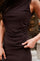 Liblana Mesh Top | Dunkelbraun | Bluse von Neo Noir