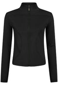 Nolana Zip Blouse | Black | Athleisure fra Neo Noir