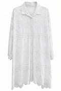 Embla besticktes Hemdkleid | Hemd von Atelier C – nedsat