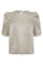 Dilan Dot SS Bluse 35868 | Puder | Top von Co'couture