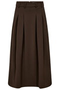 Anya Pleat Skirt 34178 | Mocca | Nederdel fra Co'couture – nedsat