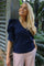 Winnie Asta Vneck Blouse | Blue Denim | Bluse fra Liberté