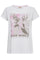 Flori O-SS Tee | White | T-shirt fra Mos Mosh