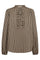 Jolie Blouse 204485 | Simply Taupe w. Black | Bluse fra Freequent