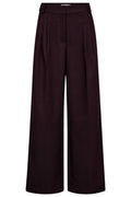 Almira Pleat Pant 31623 | Plum | Bukser fra Co'couture