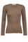 Elaine O-LS Seamless Tee   | Pine Bark  | Bluse fra Mos Mosh