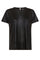 Nivola O-neck Metallic Tee | Black | T-shirt fra Mos Mosh