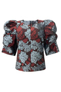 Winnie Blouse | Bordeaux Silver | Bluse fra Liberté – nedsat