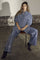 SequinCC Stripe Long Denim Pant | Sky Denim | Bukser fra Co'couture