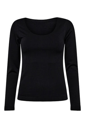 Ninna Ls Tanktop | Black | Bluse fra Liberté