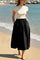 Poplin Skirt | Black | Nederdel fra Atelier C