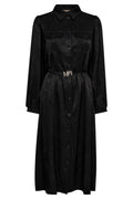 Raya Monogram Dress | Black | Kjole fra Mos Mosh – nedsat