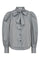 Gestreiftes Hemd mit Schleife und Punkten 35645 | Hellgrau | Bluse von Co'couture