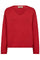 Bine LS V-neck Knit  | Chinese Red | Strik fra Mos Mosh