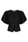 Anela Boucle Blouse | Black | Bluse fra Neo Noir