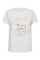 Co'couture Foil Tee 33198 | White-Gold | T-Shirt fra Co'couture
