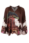 Toscana Blouse | Coffee | Bluse fra Black Colour – nedsat