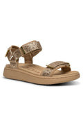 Line Glitter WL934 |  Coffee Cream | Sandals fra Woden – nedsat