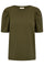 Fenja Tee Puff | Olive Night | T-Shirt von Freequent