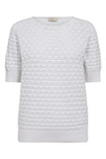Dodo Pullover 205789 | Brilliant White | Strik fra Freequent – nedsat
