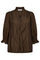 Aila Frill SS V-Bluse 35866 | Mocca | Top von Co'couture