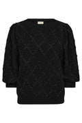 Safri Pullover 207204 | Black | Strik fra Freequent – nedsat