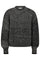 Row Melange Knit 32171 | WhiteBlack | Strik fra Co'couture