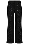 Vola Eyelet Pant 31602 | Black | Bukser fra Co'couture