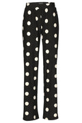Alma Wide Pants | Black Big Dot | Bukser fra Liberté – nedsat